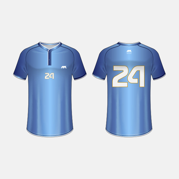 ESS-3 - Mens Baseball Mesh Jersey T-Shirt